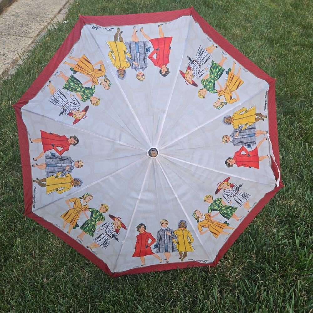 Simplicity Vintage Large Umbrella dresses pattern unique (missing Rubber Tip)
